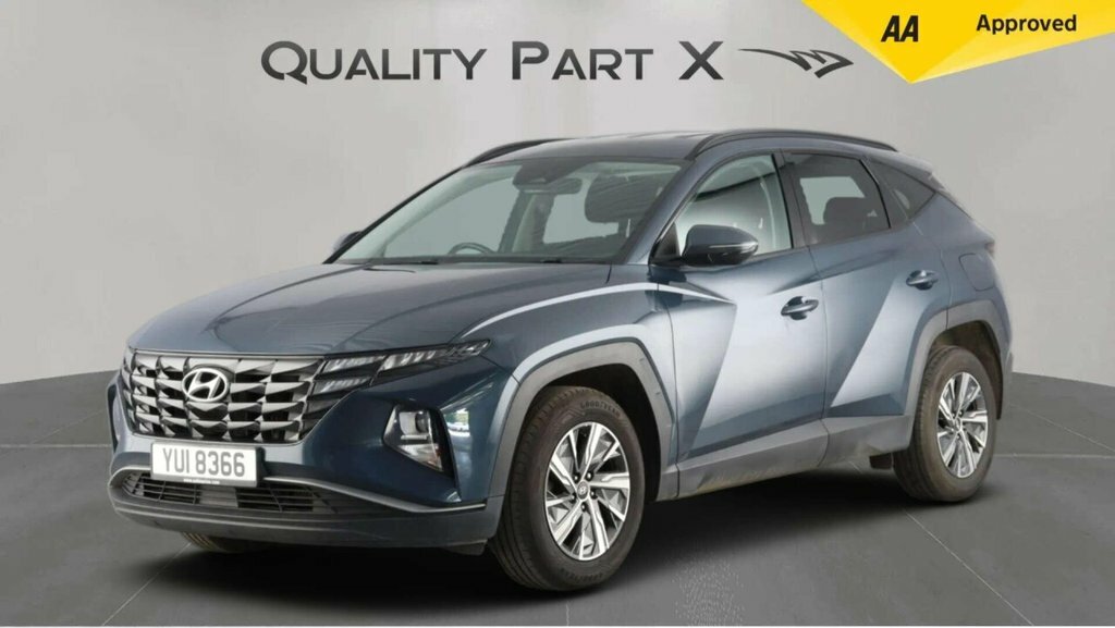 Hyundai Tucson Suv YUI8366 Blue #3