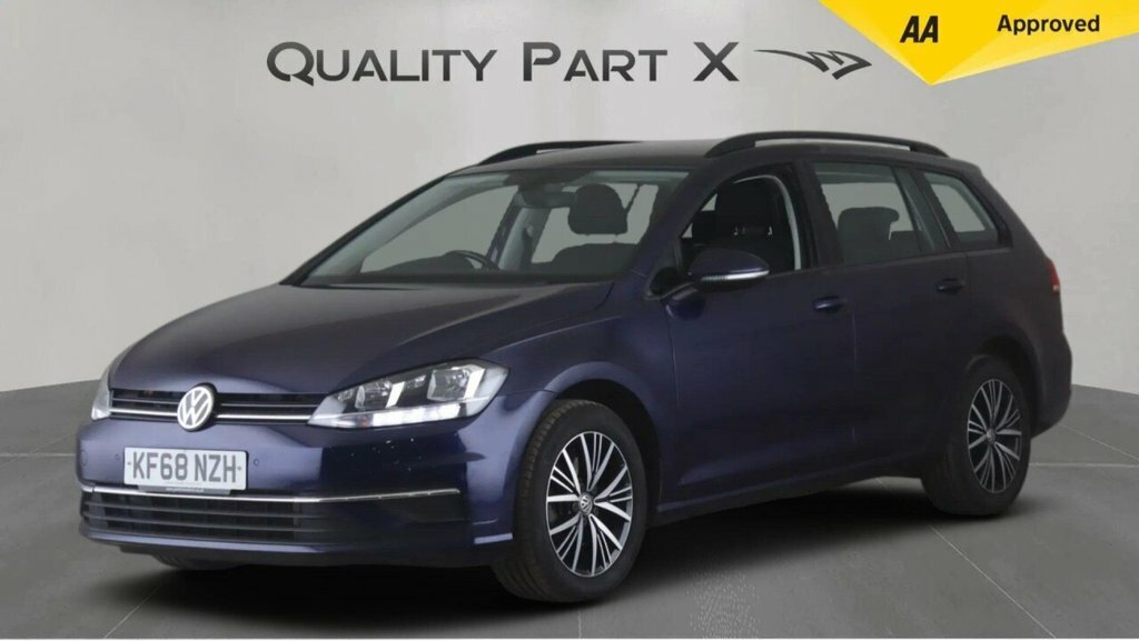 Volkswagen Golf Estate KF68NZH Blue #3