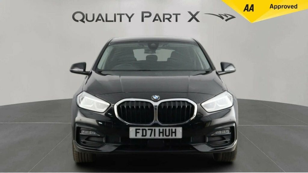 BMW 1 Series Hatchback FD71HUH Black #2