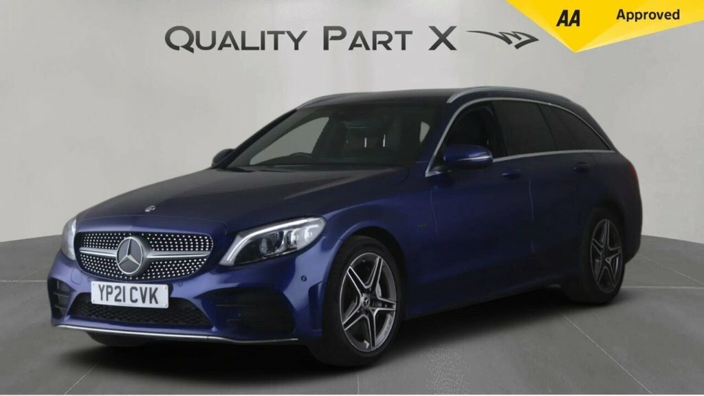 Mercedes-Benz C Class Estate YP21CVK Blue #3