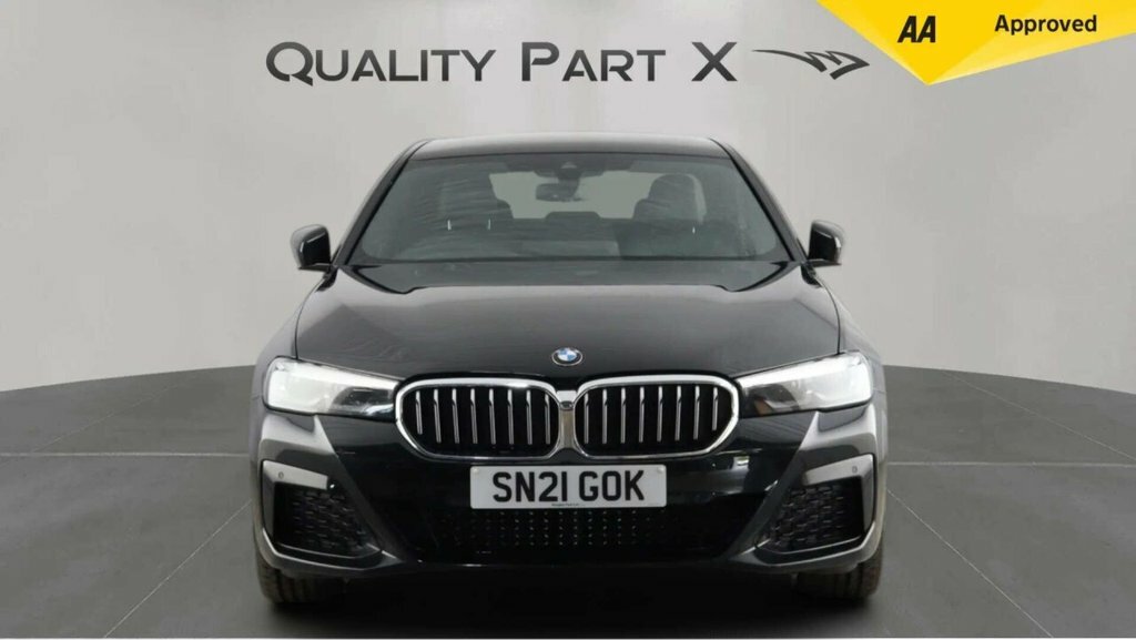 BMW 5 Series Saloon SN21GOK Black #2