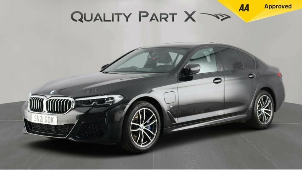 BMW 5 Series Saloon SN21GOK Black #3