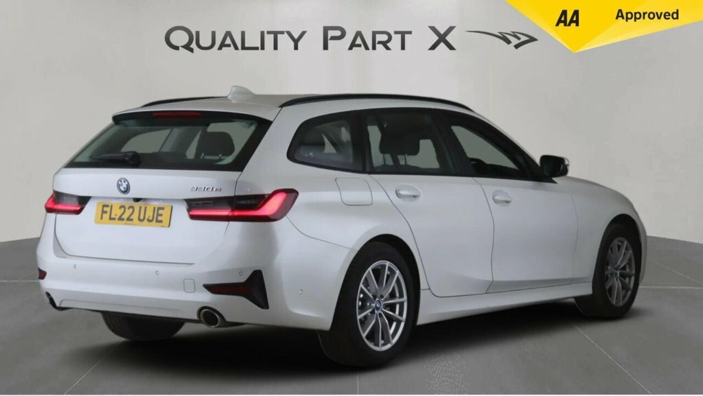 BMW 3 Series Estate FL22UJE White #5