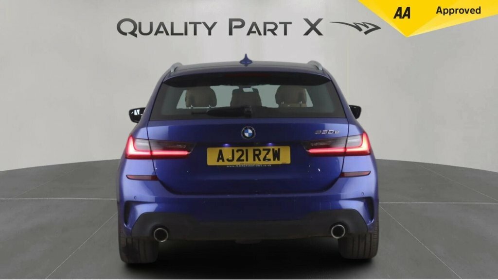 BMW 3 Series Estate AJ21RZW Blue #6