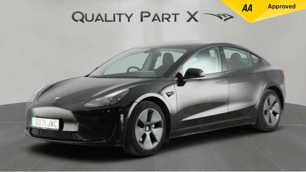 Tesla Model 3 Saloon BD71JWC Black #3