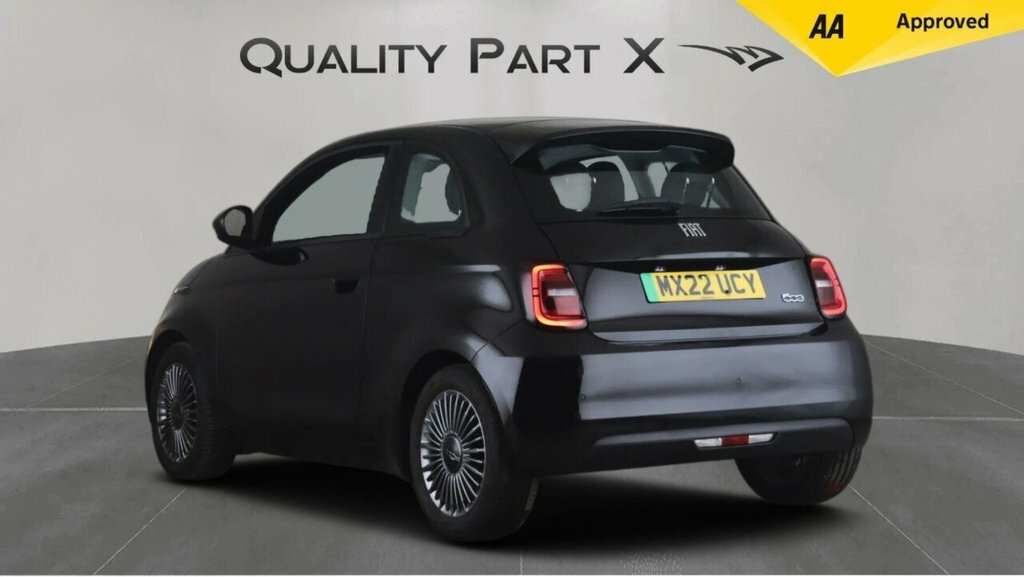 Fiat 500E Hatchback Black #4