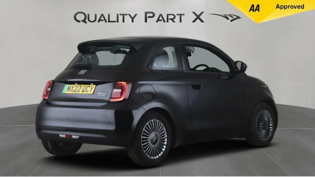 Fiat 500E Hatchback Black #6