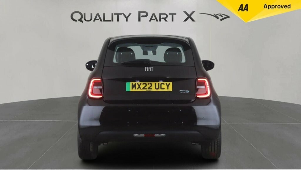 Fiat 500E Hatchback Black #5