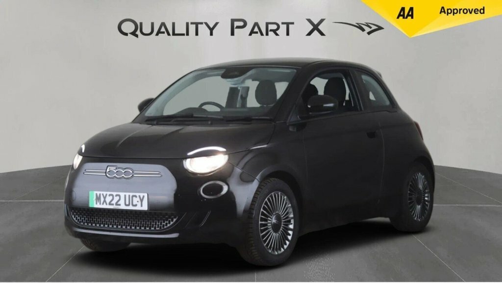 Fiat 500E Hatchback Black #2