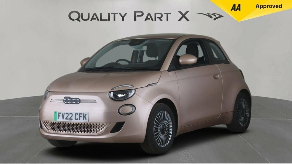 Fiat 500E Hatchback Gold #3