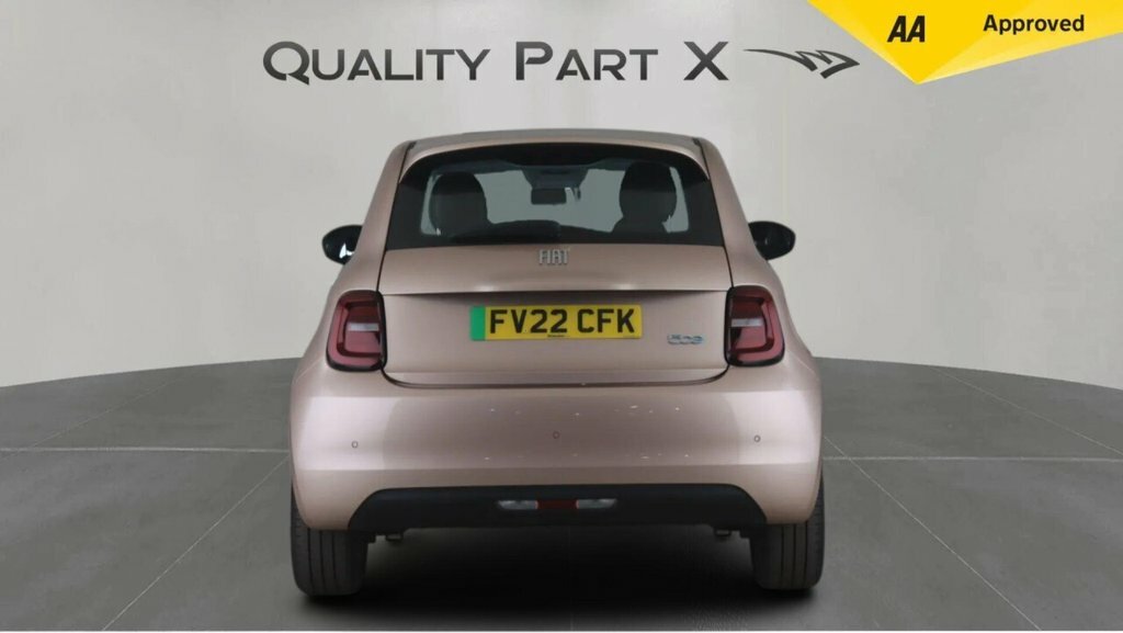 Fiat 500E Hatchback Gold #6
