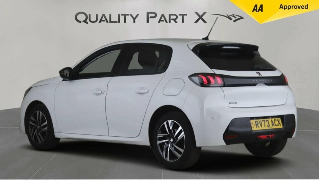 Peugeot 208 Hatchback RV73ACX White #5