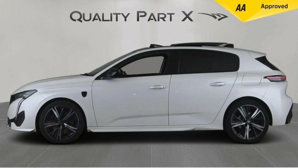 Peugeot 308 Hatchback VN72JPX White #3