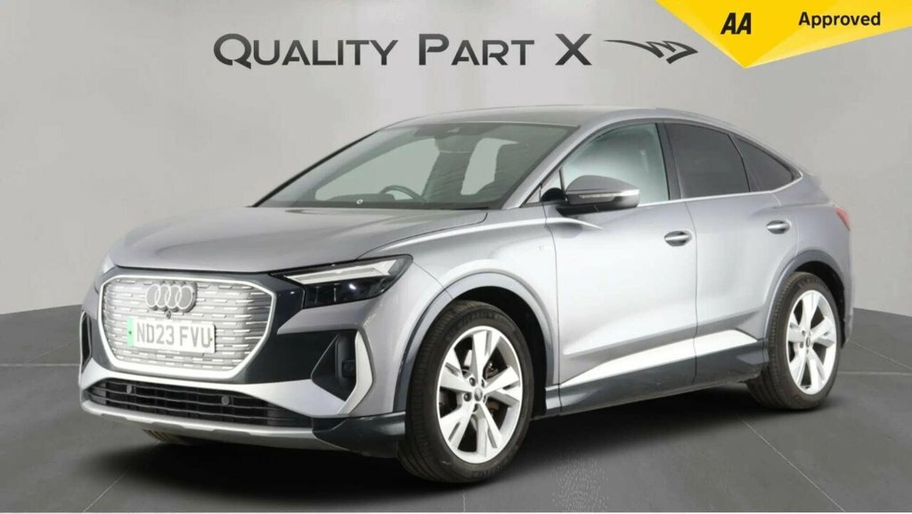 Audi Q4 E Tron Suv Grey #3