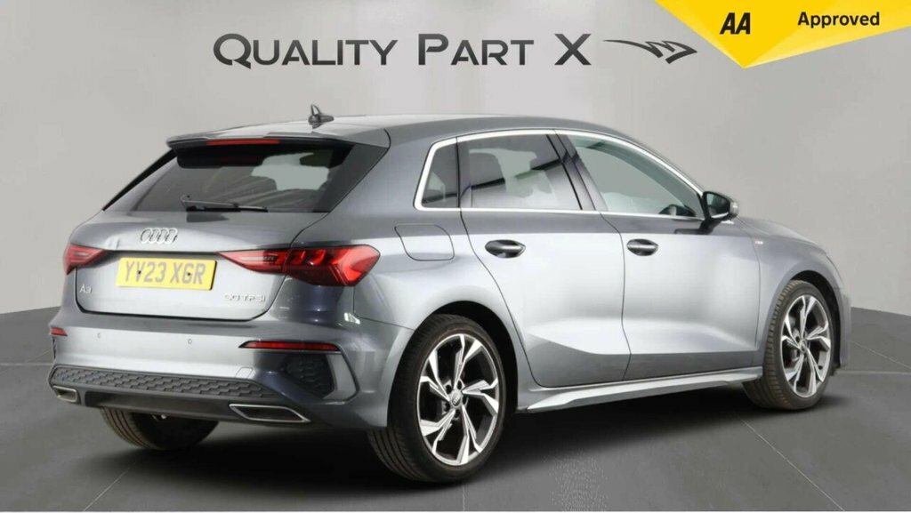 Audi A3 Hatchback YV23XGR Grey #5