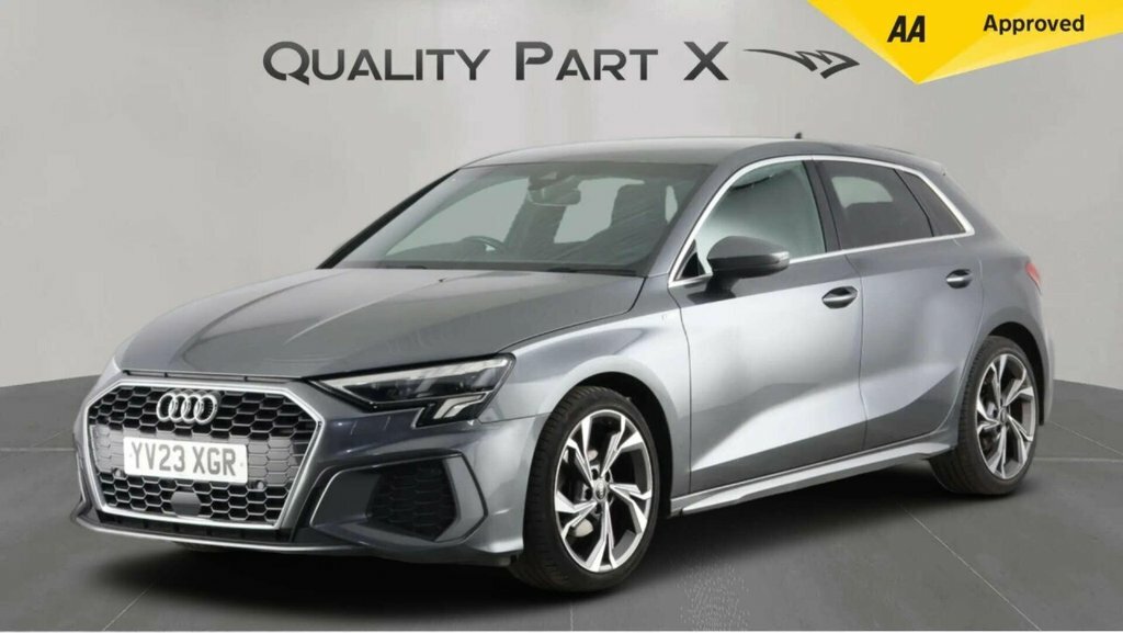 Audi A3 Hatchback YV23XGR Grey #3