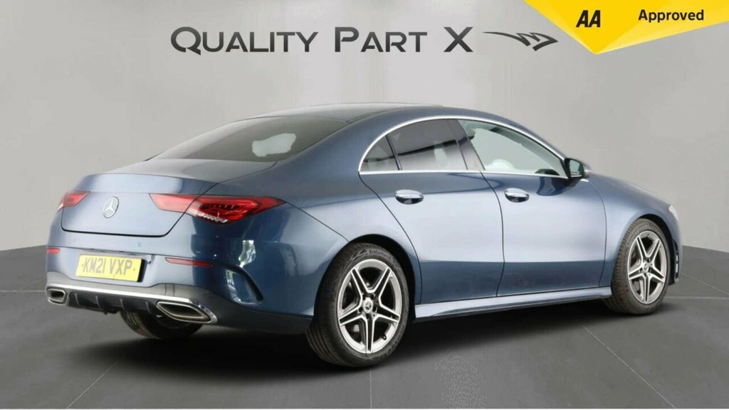 Mercedes-Benz CLA Class Saloon KM21VXP Blue #5