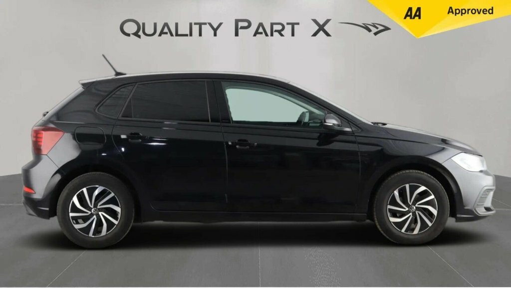 Volkswagen Polo Hatchback YM23UTZ Black #4