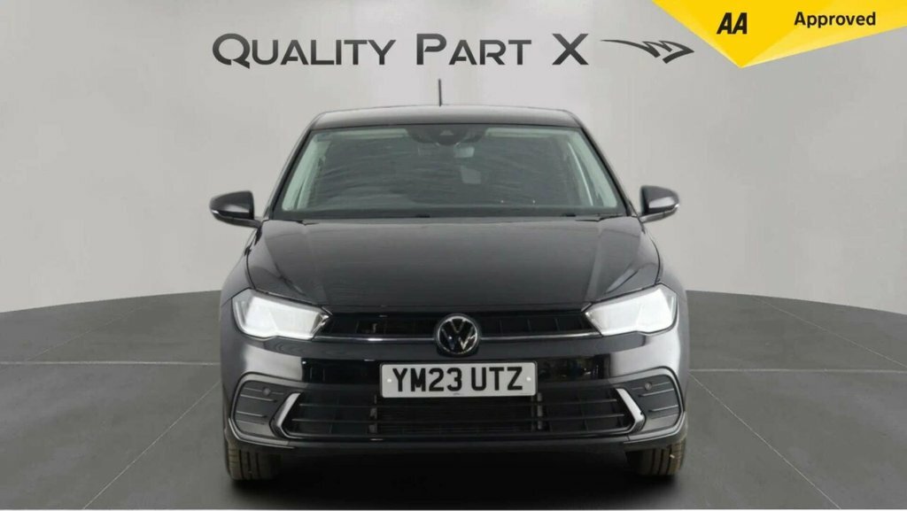 Volkswagen Polo Hatchback YM23UTZ Black #2