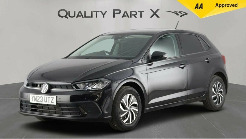 Volkswagen Polo Hatchback YM23UTZ Black #3