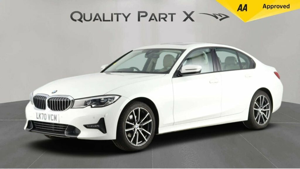BMW 3 Series Saloon LK70VCM White #3