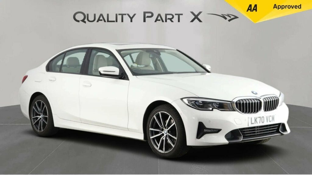 BMW 3 Series Saloon LK70VCM White