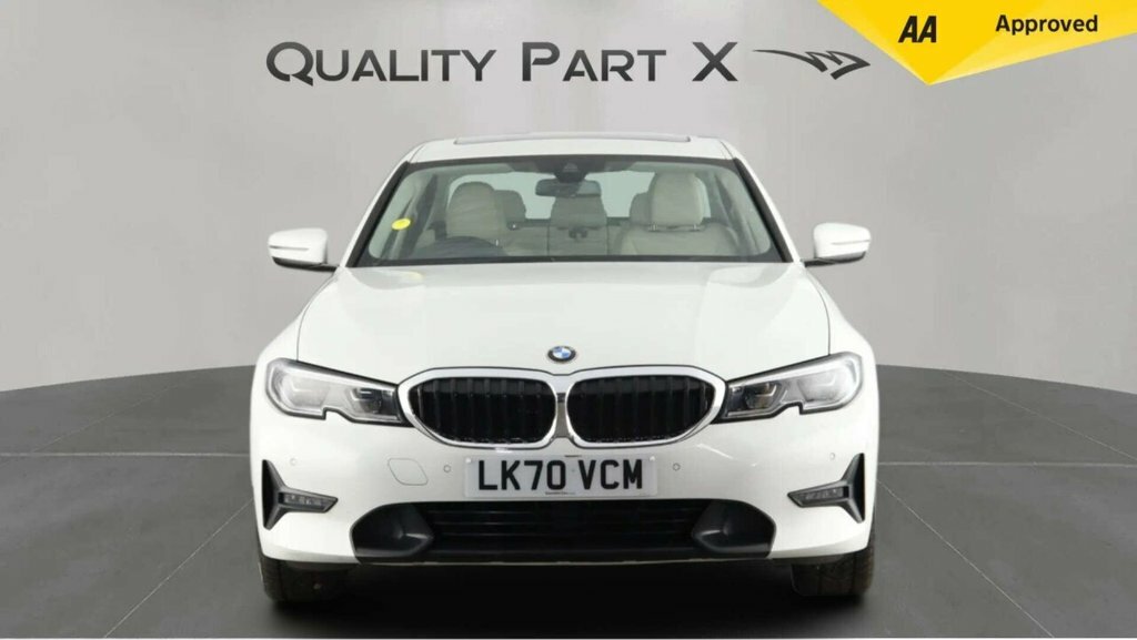 BMW 3 Series Saloon LK70VCM White #2