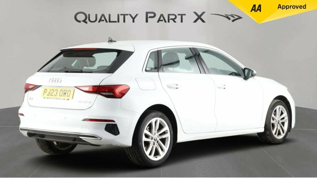 Audi A3 Hatchback PJ23ORO White #5