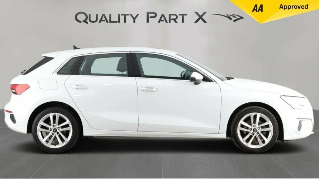 Audi A3 Hatchback PJ23ORO White #4