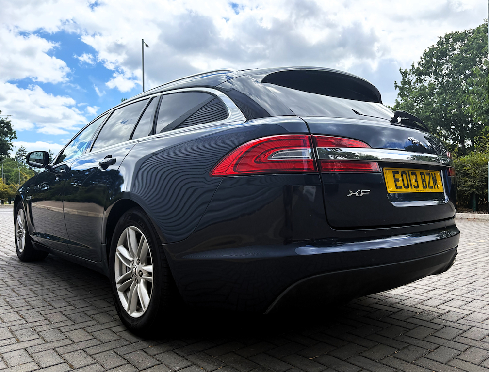 Jaguar XF Estate Blue #4