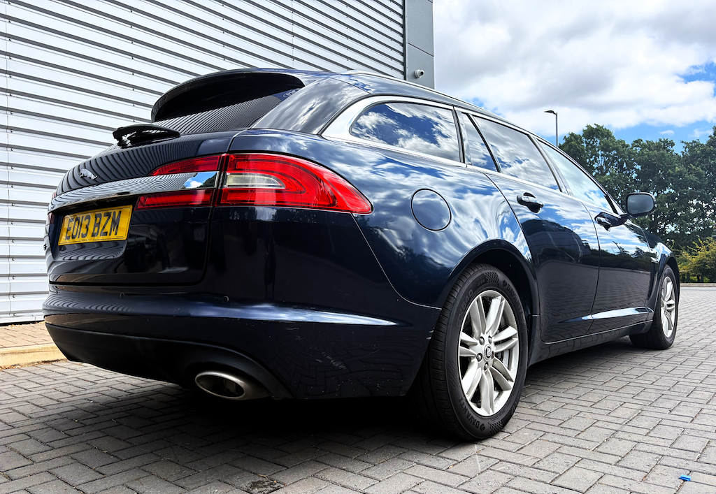 Jaguar XF Estate Blue #3