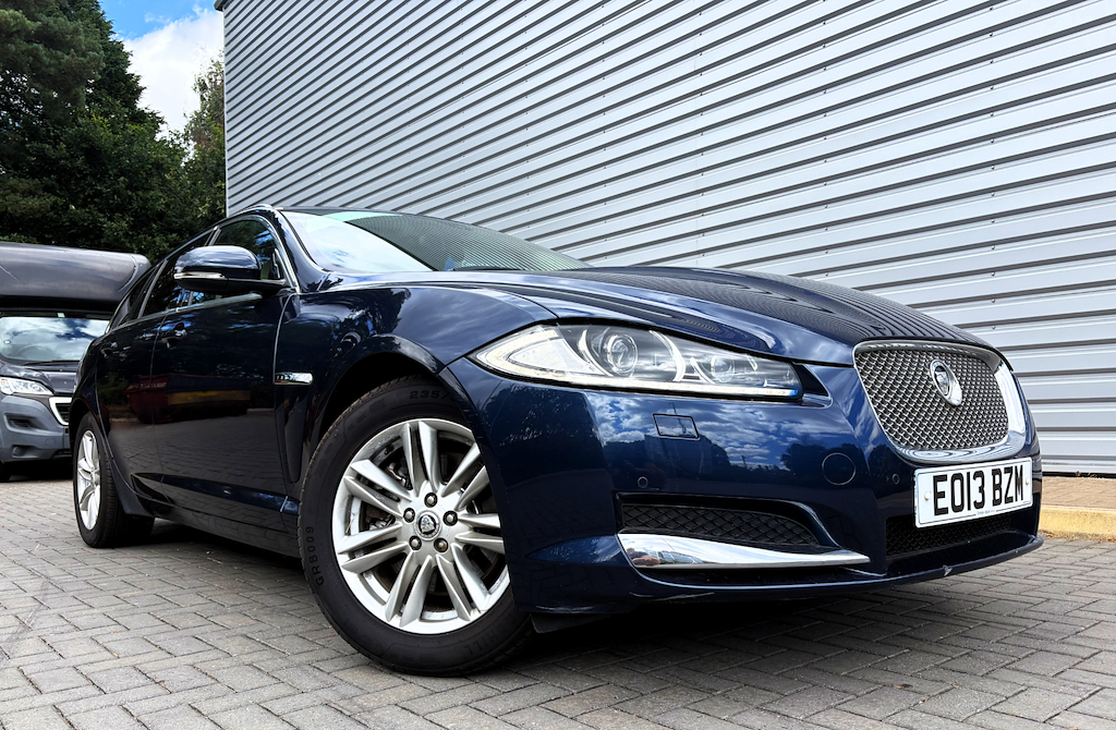 Jaguar XF Estate Blue #2