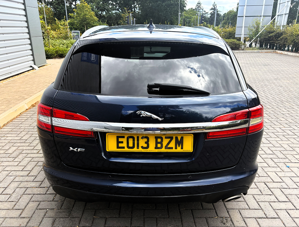 Jaguar XF Estate Blue #6
