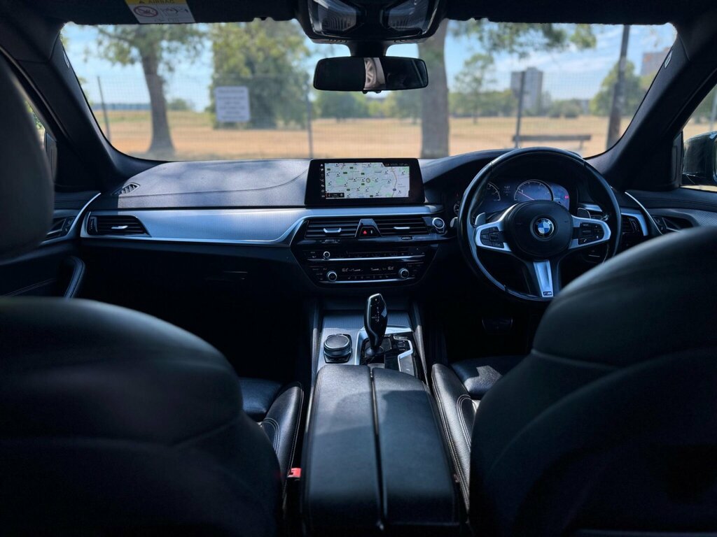 BMW 5 Series M Sport White #16