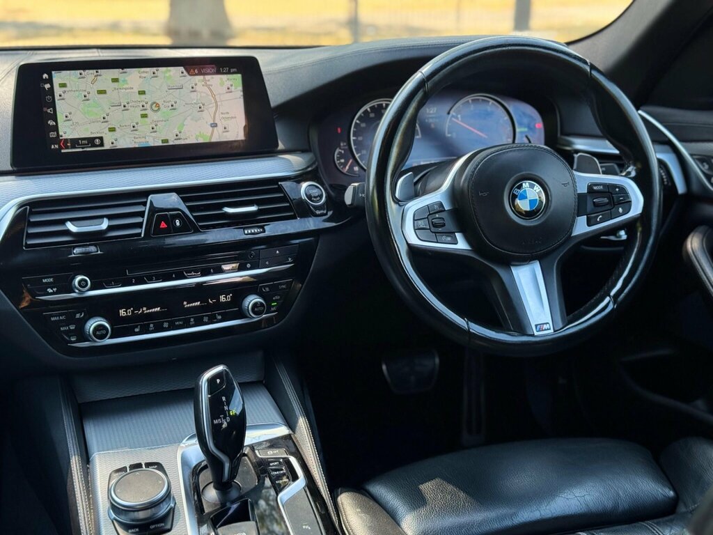 BMW 5 Series M Sport White #14
