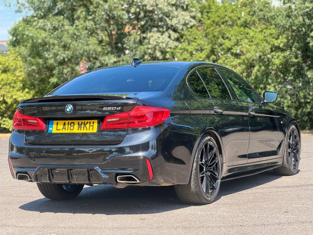 BMW 5 Series M Sport White #9