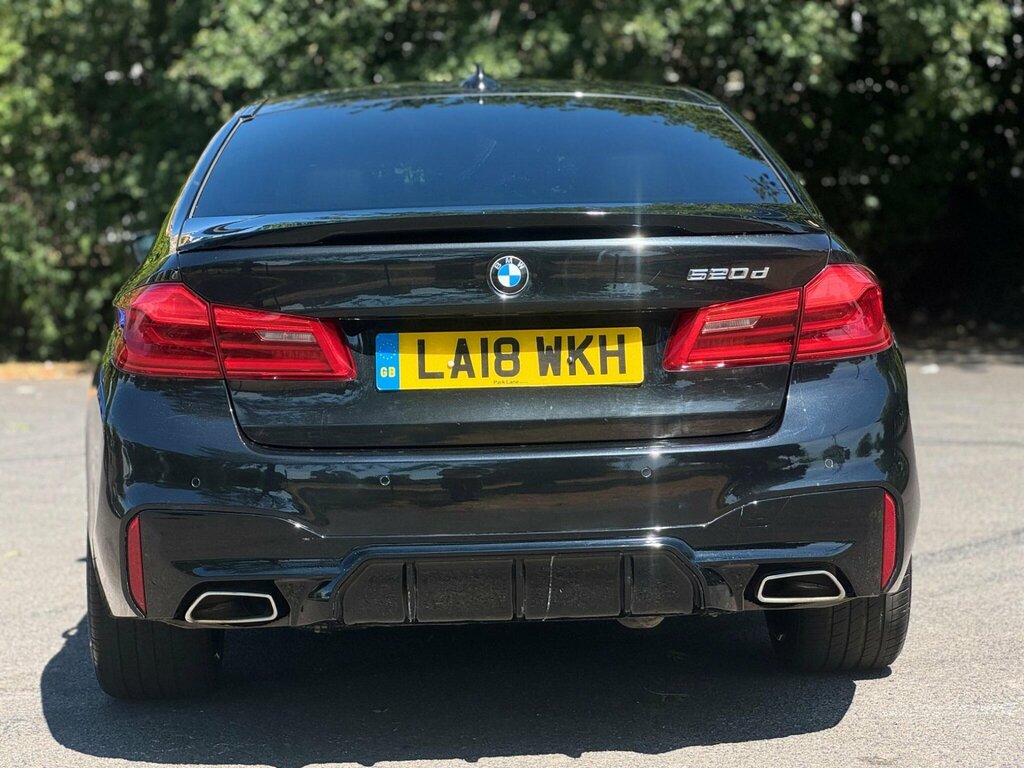 BMW 5 Series M Sport White #7