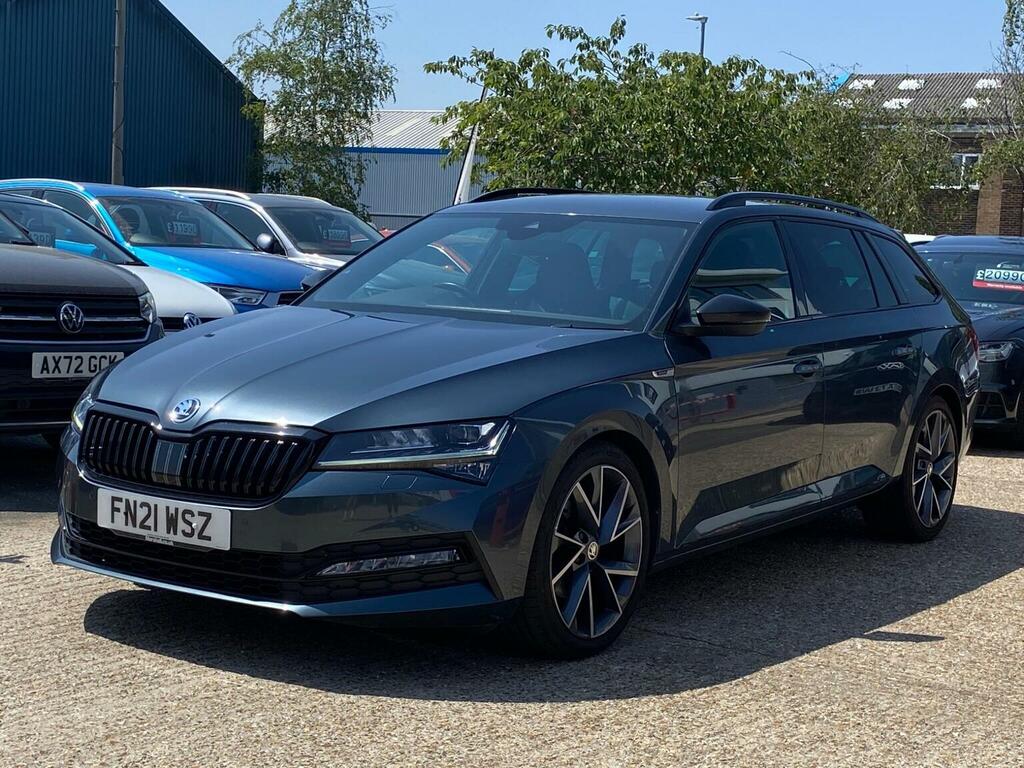 Skoda Superb 2.0 Tdi Sportline Plus Dsg 4Wd Euro 6 Ss Grey #4