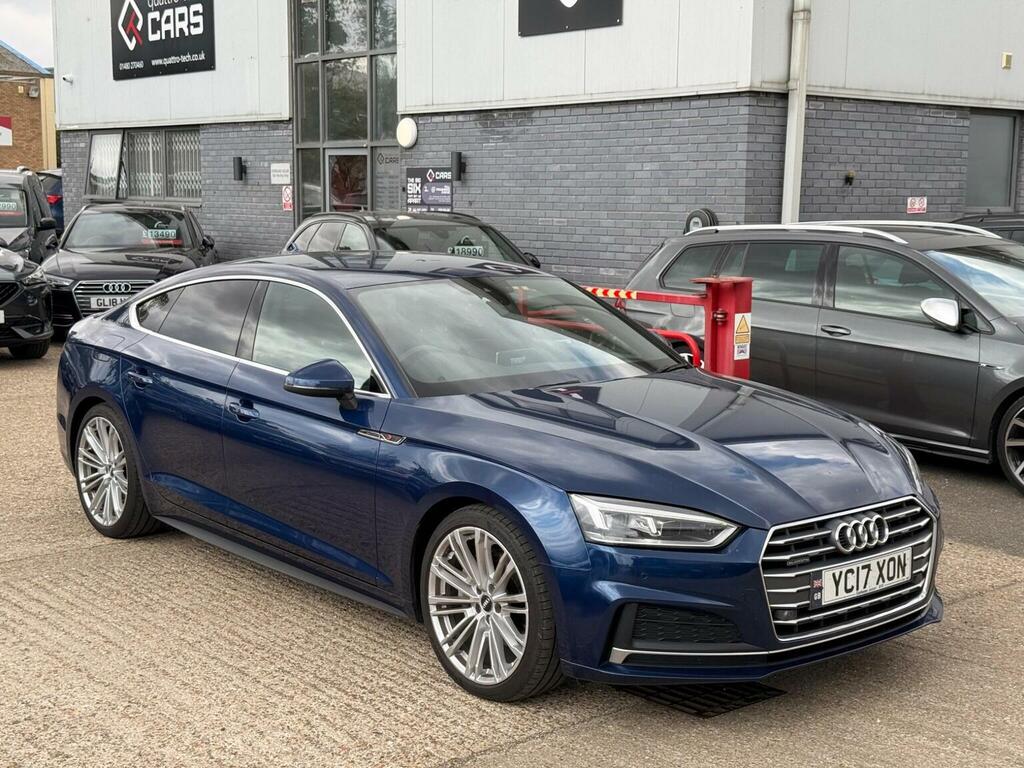 Audi A5 2.0 Tdi S Line Sportback S Tronic Quattro Euro 6 Blue #3