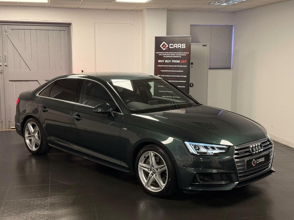 Audi A4 Saloon 2.0 Tfsi S Line S Tronic Quattro Euro 6 S Green