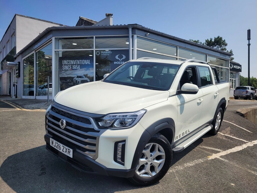 SsangYong Musso 2.2 Double Cab Pick Up Rebel White #3
