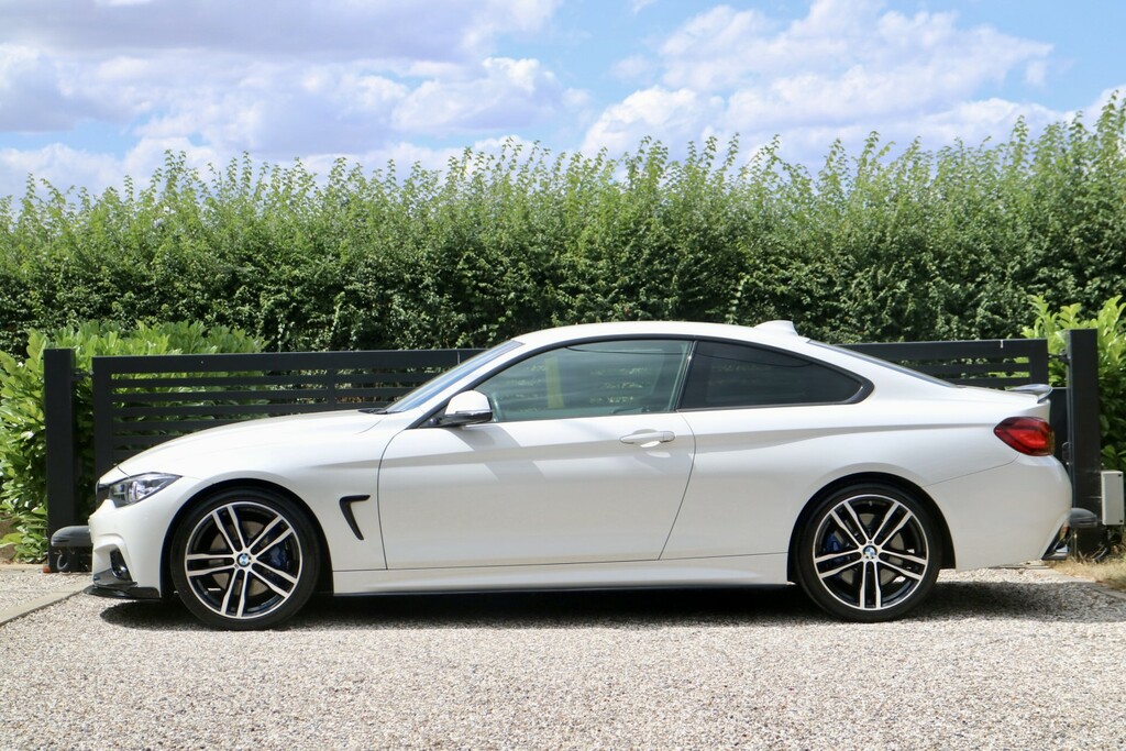 BMW 4 Series Gran Coupe 2.0 420D M Sport Coupe White #5