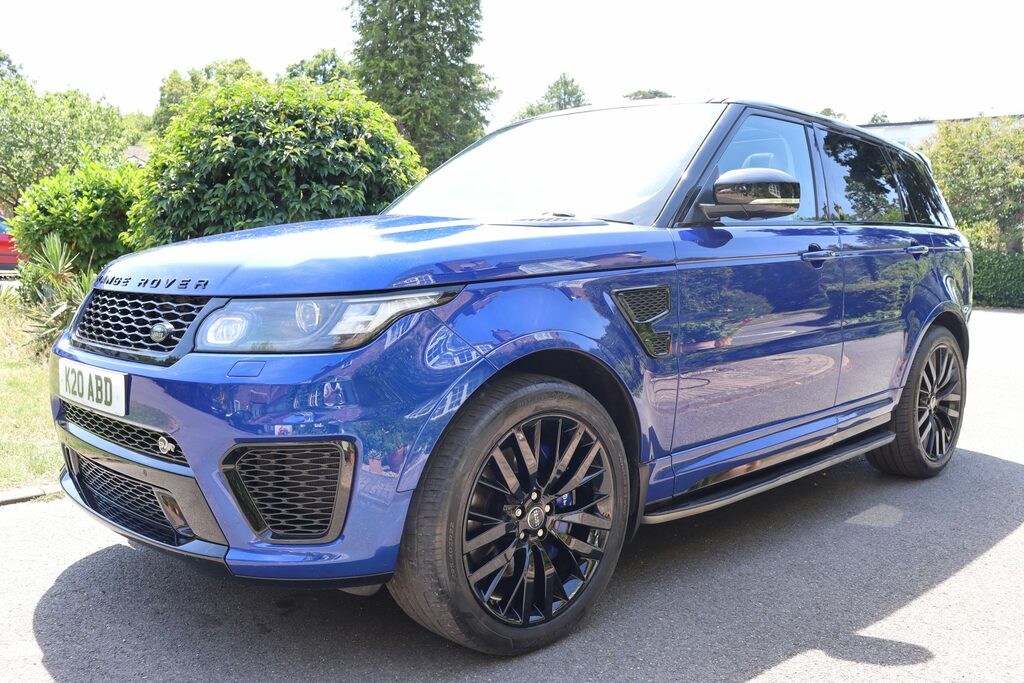 Land Rover Range Rover Sport 5.0 V8 Svr 4Wd Blue #3