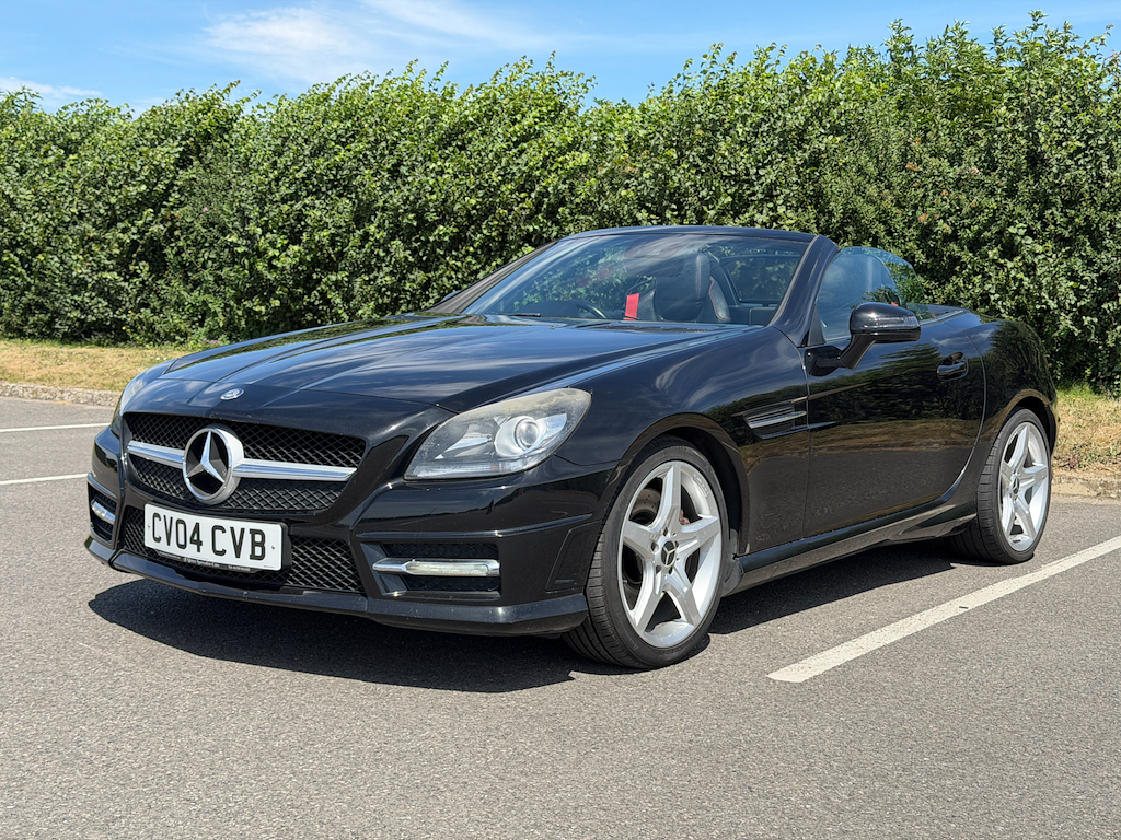 Mercedes-Benz SLK 1.8 L 1.8 Slk200 Blueefficiency Amg Sport Converti Black #4