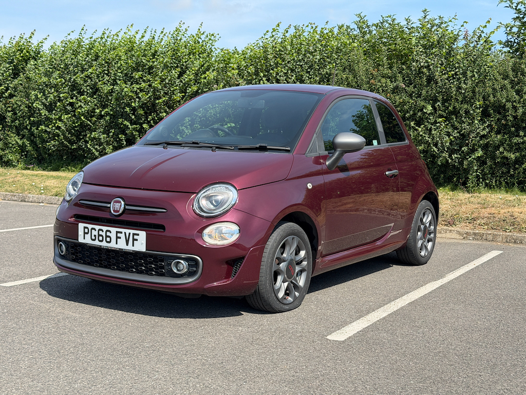 Fiat 500 1.2 S Hatchback Euro 6 Ss 69 PG66FVF Red #3