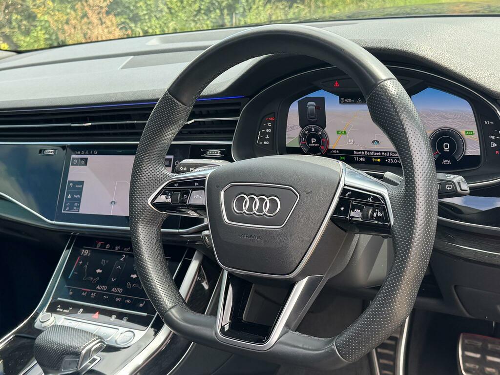 Audi Q8 S Line White #11
