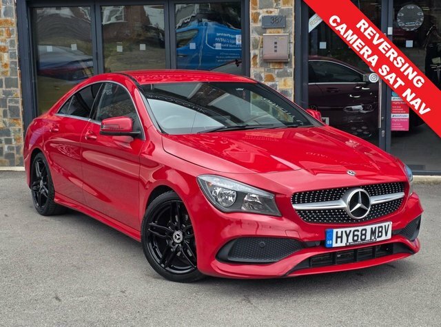 Mercedes-Benz CLA Class 2018 1.6 Cla180 Amg Line Edition Coupe Red