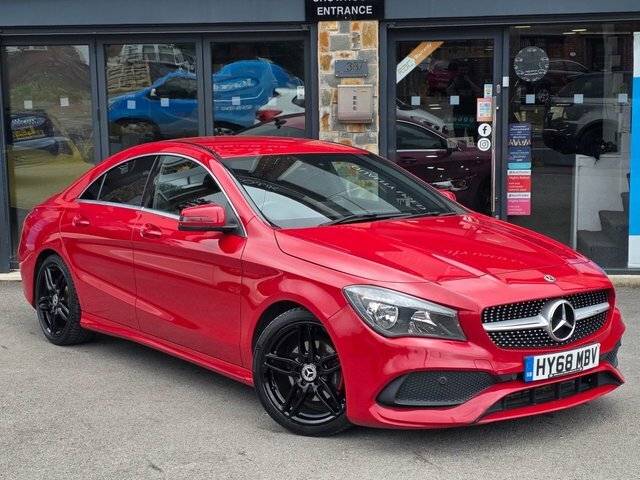 Mercedes-Benz CLA Class 2018 1.6 Cla180 Amg Line Edition Coupe HY68MBV Red #6