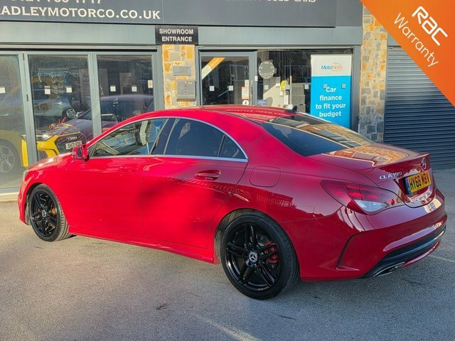 Mercedes-Benz CLA Class 2018 1.6 Cla180 Amg Line Edition Coupe HY68MBV Red #2