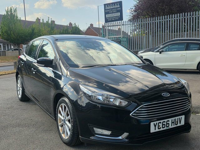 Ford Focus 2016 1.5 Tdci Titanium Hatchback YC66HUV Black #5